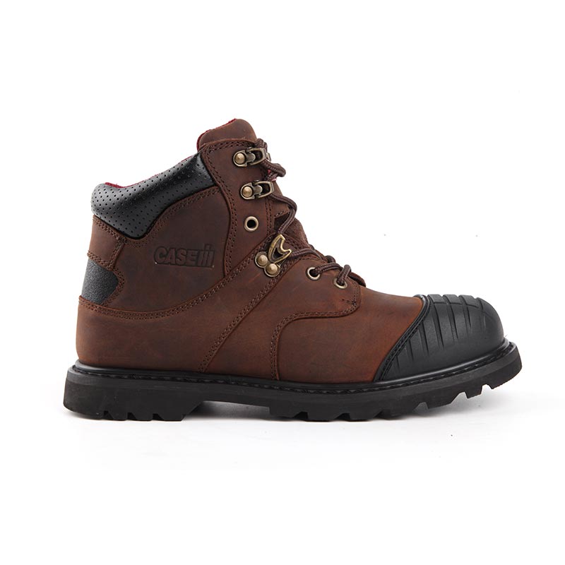 Full-Grain Cowhide Steel-Toe Construction Work Boots