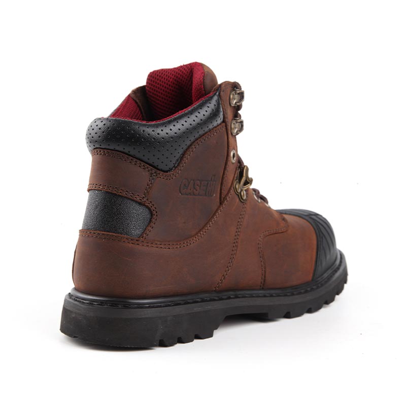 Full-Grain Cowhide Steel-Toe Construction Work Boots