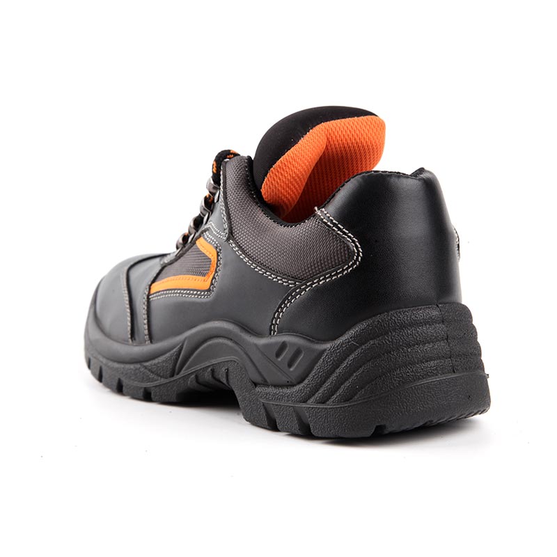 Low-Cut Smooth Cowhide Anti-Static Work Boots