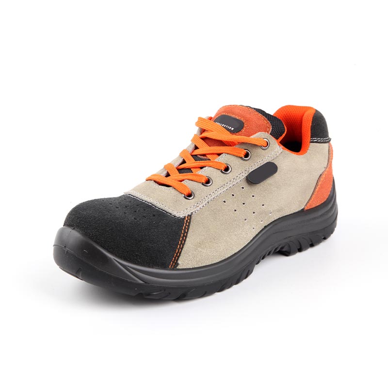 Mid-Cut Cowhide Suede Esd Safety Shoes