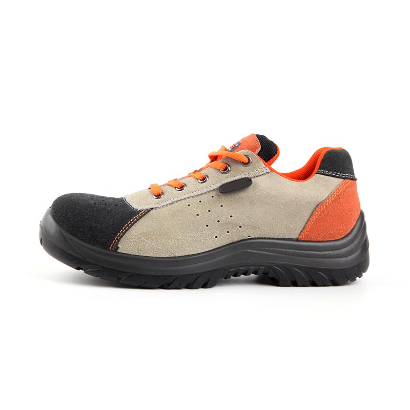 Mid-Cut Cowhide Suede Esd Safety Shoes