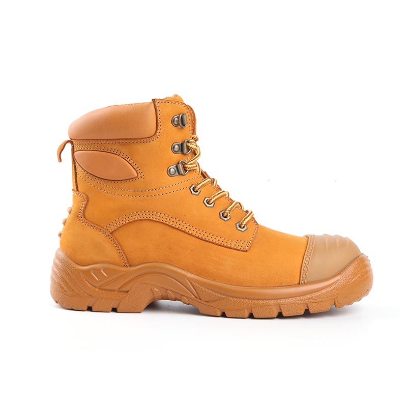 Mid-Cut Full-Grain Crazy Horse Leather Industrial Work Boots