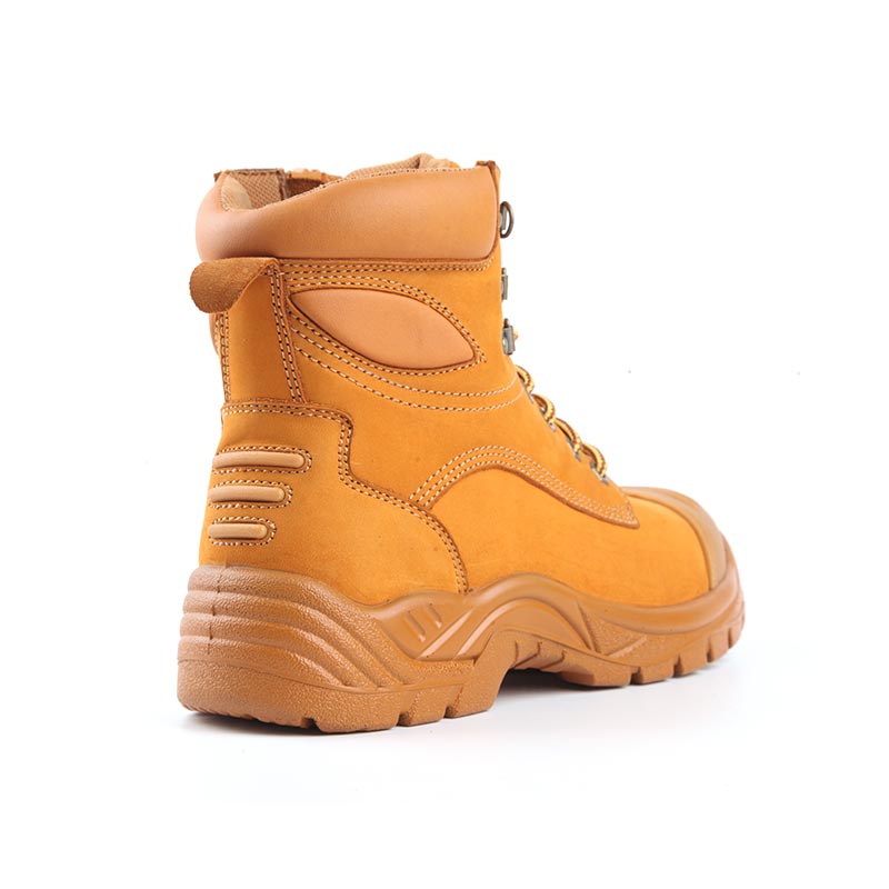 Mid-Cut Full-Grain Crazy Horse Leather Industrial Work Boots