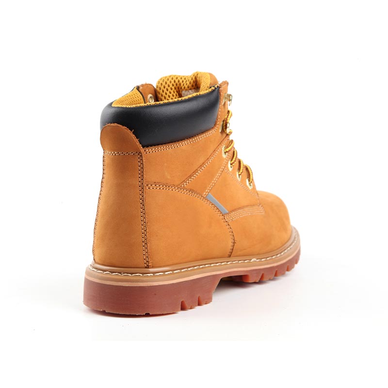 Mid-Cut Full-Grain Nubuck Safety Shoes