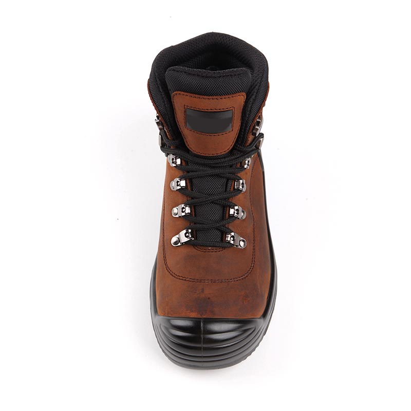 Mid-Cut Steel-Toe Waterproof Construction Safety Shoes