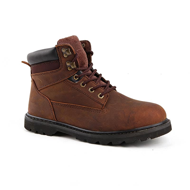 Mid-Cut Steel-Toed Construction Work Boots