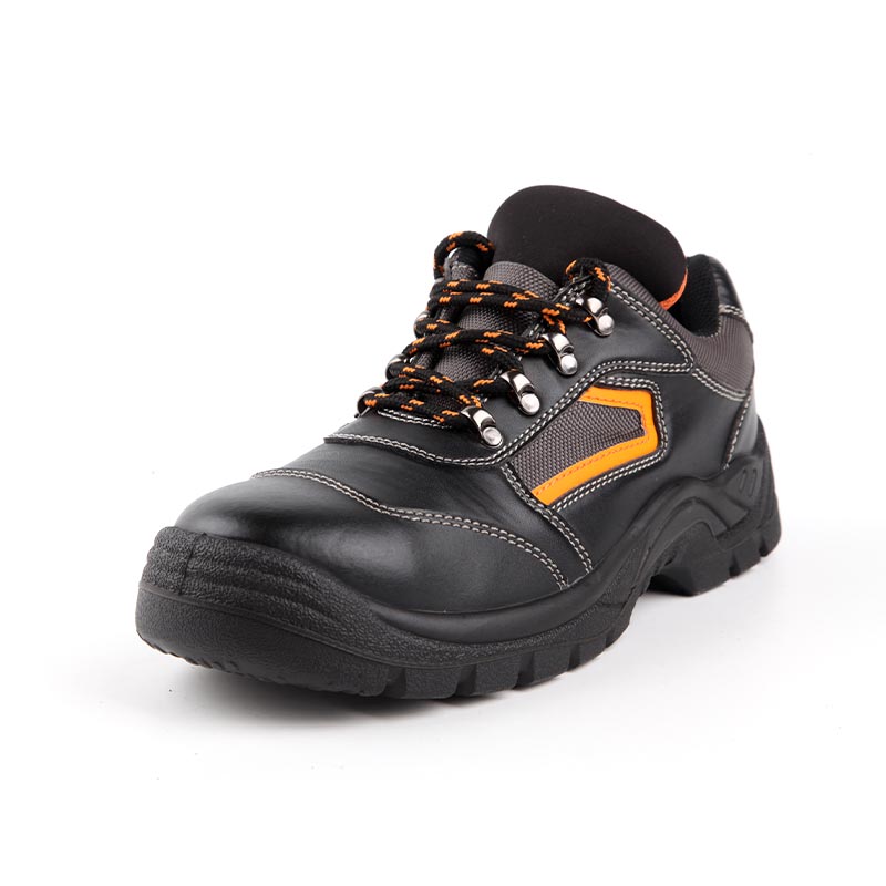 Low-Cut Smooth Cowhide Anti-Static Work Boots