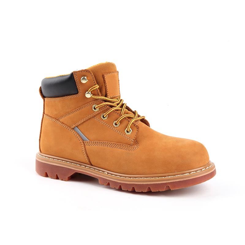 Mid-Cut Full-Grain Nubuck Safety Shoes